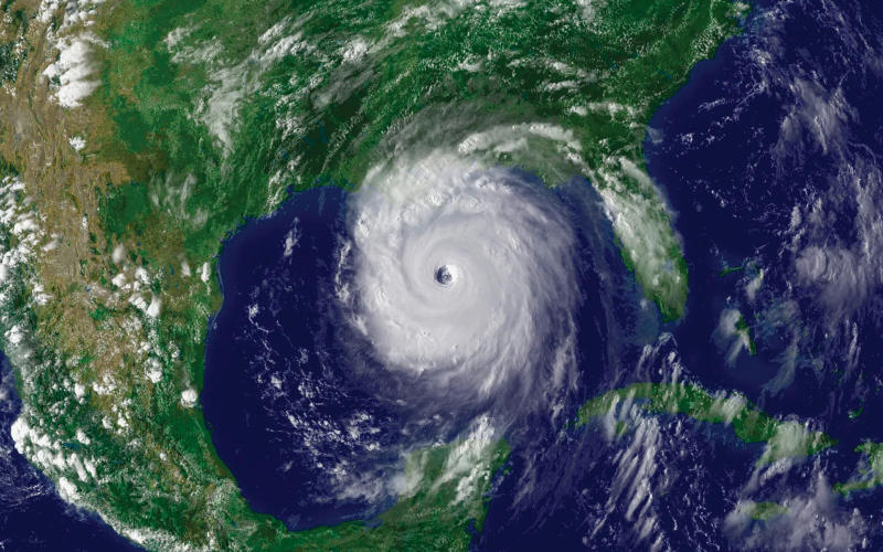 Hurricane Katrina - yikes.