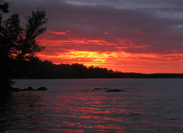 Round Lake sunset 2011