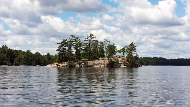 One of the many islands