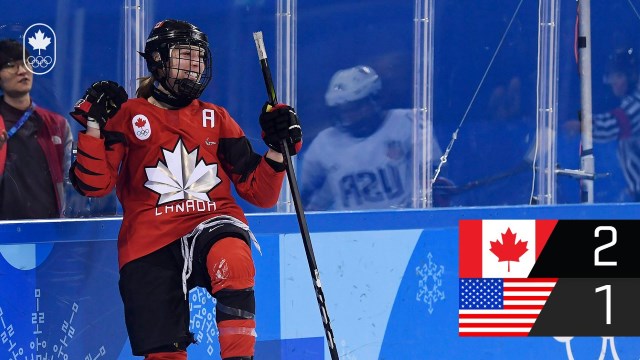 Canadian Women 2-1 over the U.S.