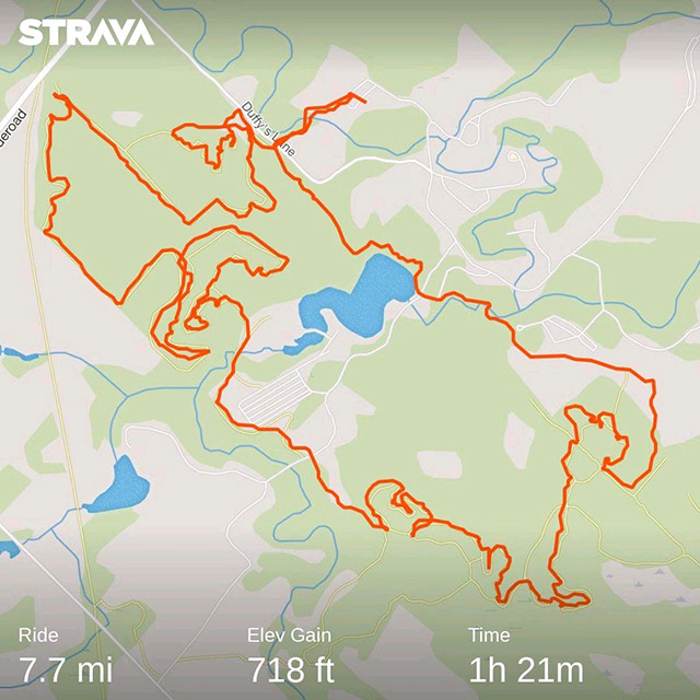 Monday Ride in Albion Hills