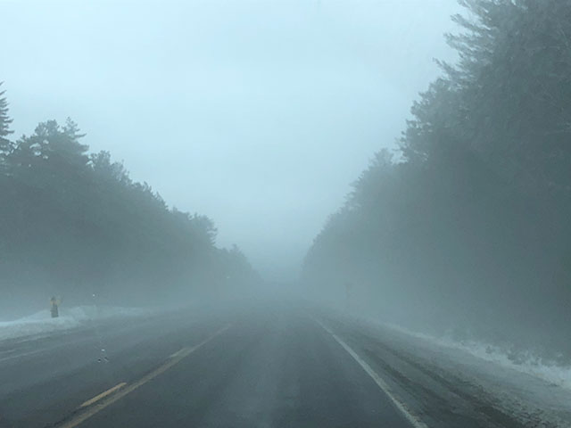 Some foggy drives