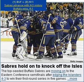 Sabres win series 4-1!
