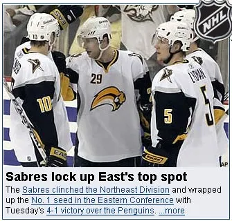 Sabres take Eastern Conference!