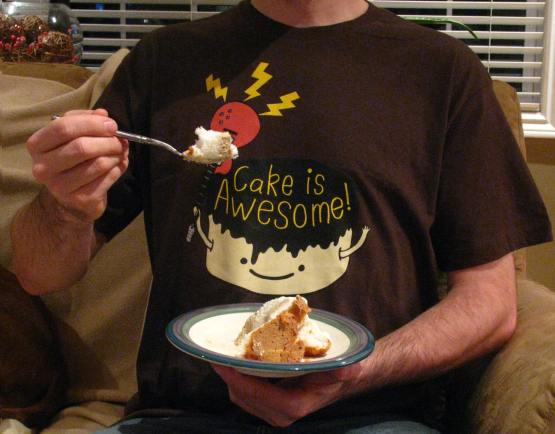 Another wicked shirt from Threadless with evidence that cake truly is awesome