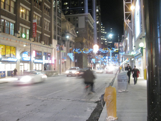 Yonge Street at Night – January 2010