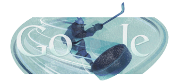 Appropriately today google had a hockey logo!