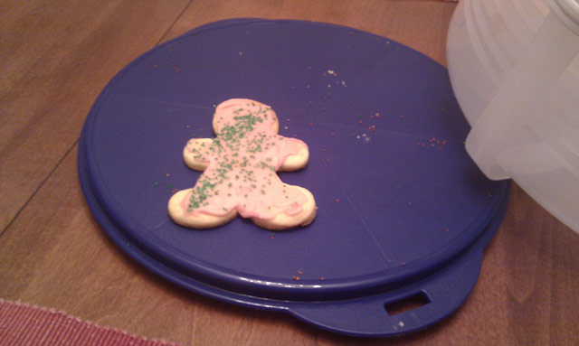 Sugar cookies get in my belly!