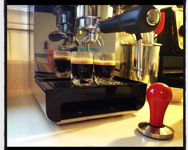first espresso shots