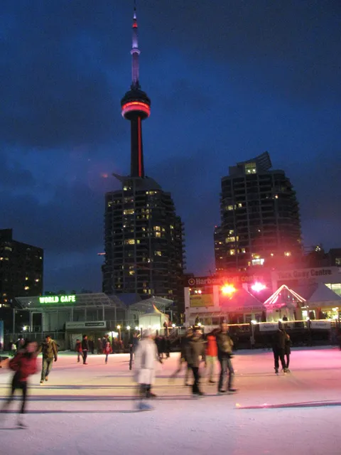 Skating by the Harbourfront, Toronto