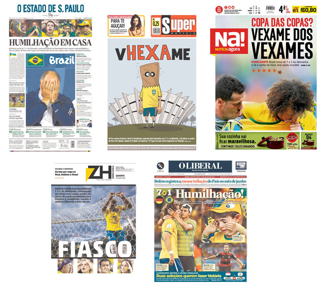 …and the Brazilian newspapers’ reaction. Ugh.
