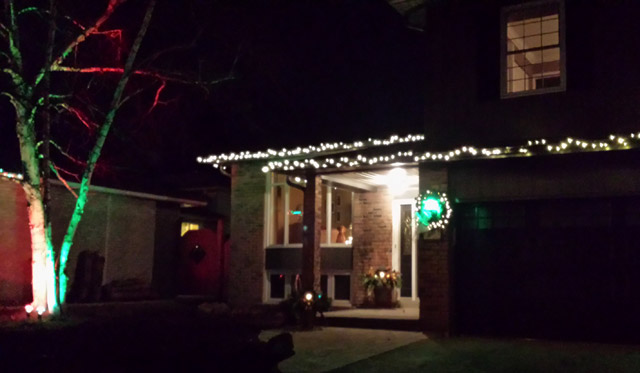 House is feeling festive