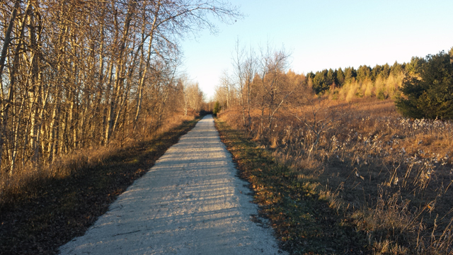 Trans Canada Trail walk with Mom