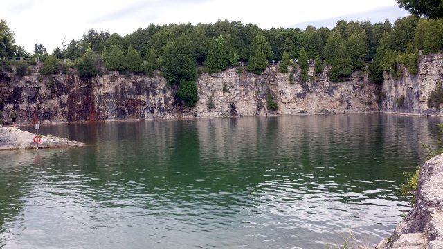 Yes, people were jumping off the cliffs.