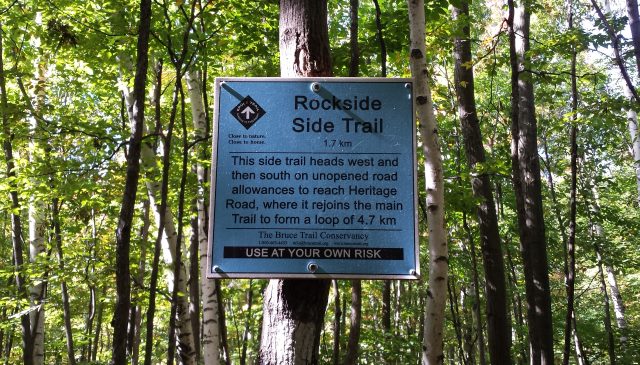 Rockside Bruce Trail Side Trail