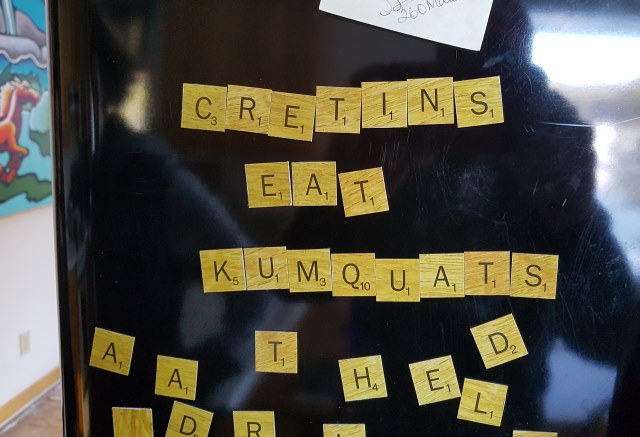 Cretins eat Kumquats