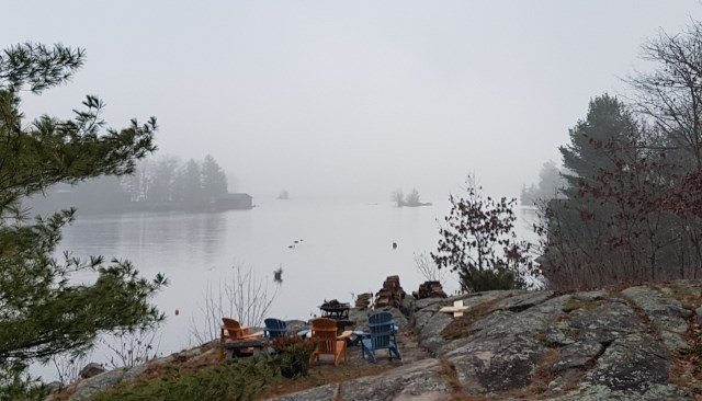 Misty Morning at the cottage