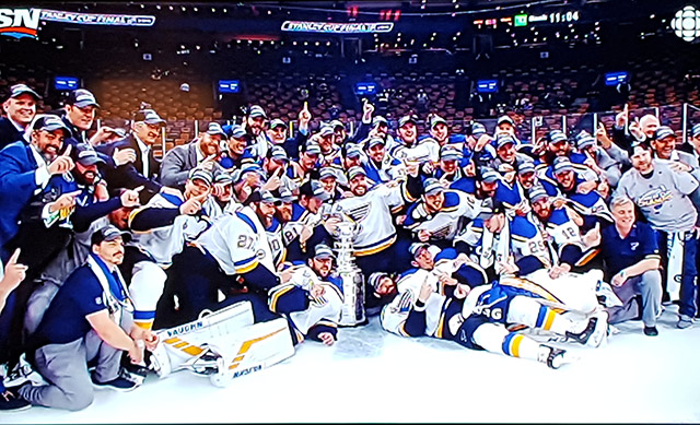 Blues win