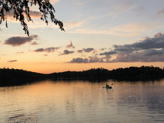 Sunset on Jack Lake