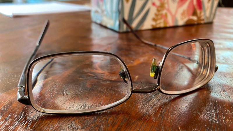 Worn down glasses