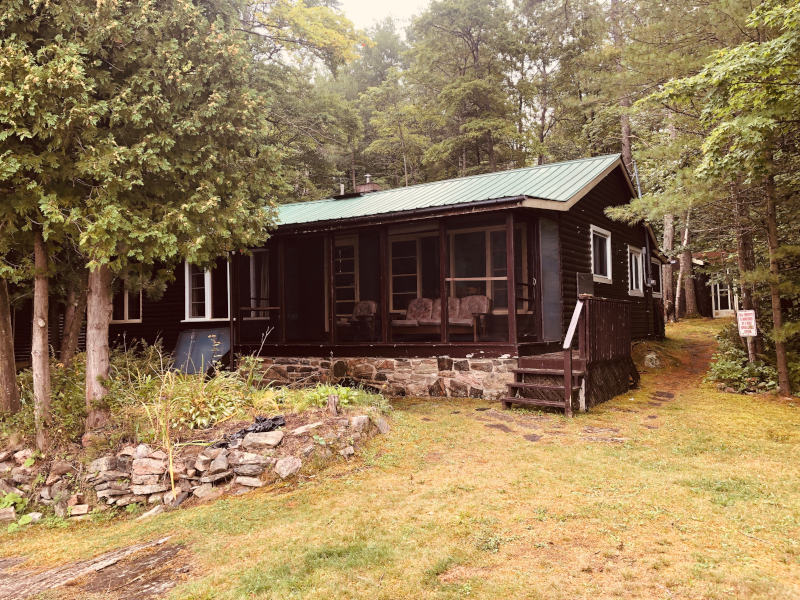 Back of the cottage and the glorious screenroom.