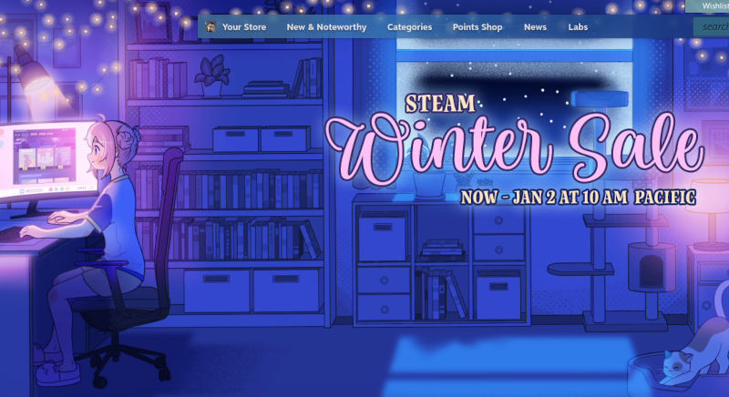 Another Steam Sale. Lovely graphic.